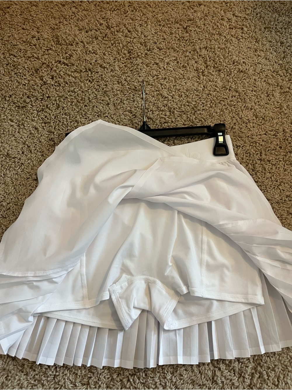 Alo Aces White Pleated Tennis Skort - Picture 3 of 4